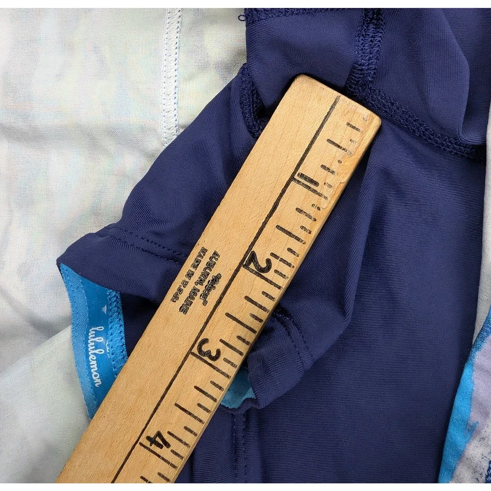 Lululemon Pace Rival Skirt Womens 4 Tennis Athleisure Skort Lined Blue Pleated